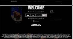 Desktop Screenshot of absolutdrinks.com